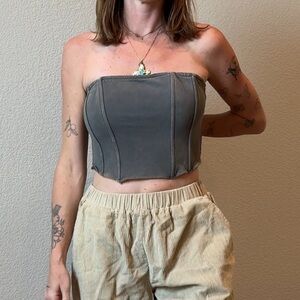 Yllw the label bustier top